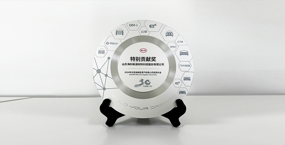 ky体育(中国)官方网站连续四年再度荣获比亚迪2024年“特别贡献奖”